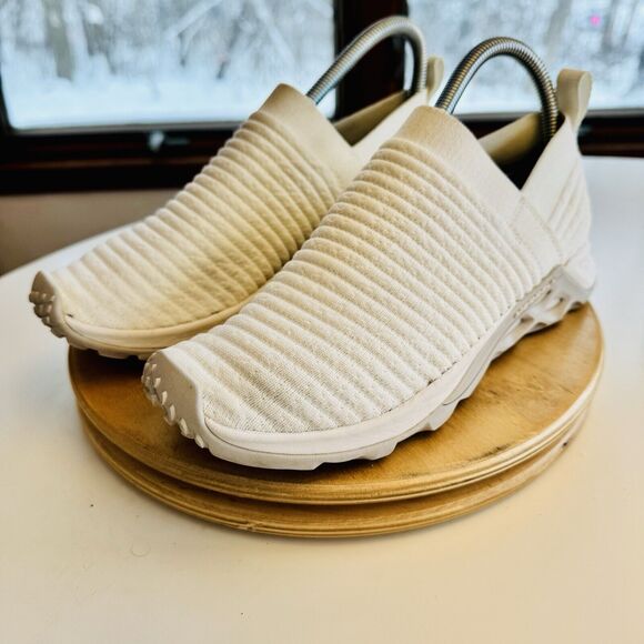 Merrell Embark Sneaker Moc Shoes White Knit Everyday Women’s Size 7 Vibram Soles - Picture 2 of 8